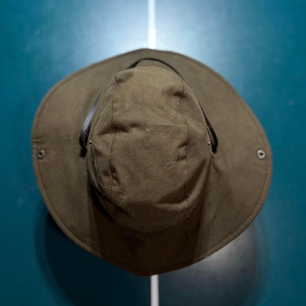 The Australian Outback Collection Oilskin Tin Cloth Waxed Bush Hat Safari Small - Picture 5 of 8